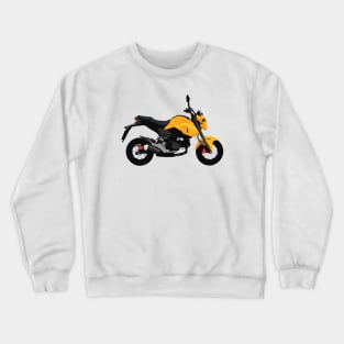 Motorcycle Honda Grom Orange 2020 Crewneck Sweatshirt